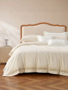Mercury | Luxurious Long Staple Cotton Satin Bed Cover