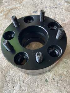 (ราคา1คู่2ตัว)อแดปเตอร์รองล้อ 5x5งานเหล็กพ่นEDP ขนาด1”