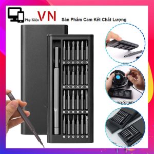 Bộ Tô Vít Bộ Tua Vít Đa Năng Mini 24 Đầu Nhỏ Dùng Sửa Điện Thoại Mở Laptop Mắt Kính Đồng Hồ - Bộ Dụng Cụ Sửa Chữa Gia Đình Cao Cấp