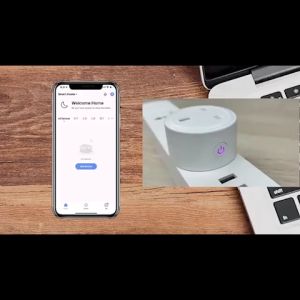 I&T EMPIRE_Tuya WIFI Smart Wifi Plug Socket UK 16A & 20A Tuya Black & White Adaptor Power Energy Monitor_Google Alexa Tmall