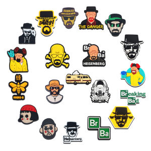 Hot Toys 10-100pcs Original Music Cool Shoe Charms Accessories Decorations PVC Classic Clog Buckle for Kids Party Xmas Gifts
