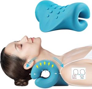 Urone gối ngủ chống mỏi cổ gối chống đau vai gáy neck pillow gối cột sống cổ Dụng Cụ Kéo Giãn Vai Cổ Gối Thiết Bị Kéo Nắn Chỉnh Cột Sống Cổ Giảm Đau Gối Nắn Chỉnh Cột Sống Cổ Quà Tặng Cho Nam Nữ