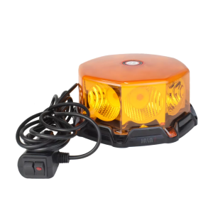 COB LED Rooftop Strobe Beacon Light Magnetic Base Emergency Safety Warning Light For Construction Vehicle Truck Postal Mail Car