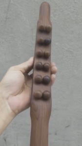 Gậy Gỗ 12 Bi Massage Body Đả Thông Kinh Lạc