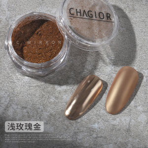 Manicure Magic Mirror Effect Powder Champagne Aurora Silver Metallic Paint Glossy Strong Mirror Delicate Glitter Super Shiny Shell 8 Colors