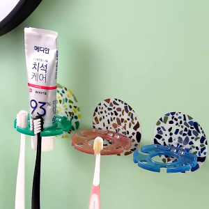 Tempat Sikat Gigi Odol Tempel / Rak holder sikat gigi / Tooth Brush Holder 2 PCS