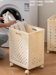 Large Capacity Laundry Hamper Foldable Dirty Clothes Basket Bathroom Home Use Nordic Style Pure Color Laundry Basket