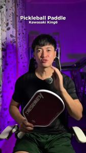 Kawasaki | Kawasaki 14mm PP Honeycomb Core Inner & T700 Carbon Surface Tournament Professional Pickleball Paddle KING 6