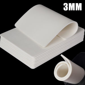 15/10/5/1PCS 3MM White Tattoo Practice Skin Blank Double Sides Silicone Fake Skin Beginner Training Practice Skin Accessories