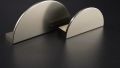 Half Moon Aluminum alloy Cabinet Handles Wardrobe Semicircle Knobs Drawer Dresser Knobs Furniture Handles Drawer Handles. 
