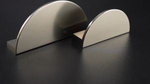 Half Moon Aluminum alloy Cabinet Handles Wardrobe Semicircle Knobs Drawer Dresser Knobs Furniture Handles Drawer Handles