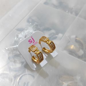 Anting Jepit Xuping Cewek Import Emas/Anting Cewek dewasa Bestseller