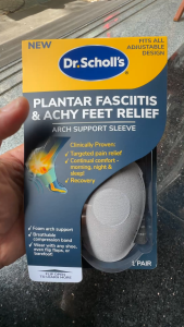 BÁN CHẠY TẠI MỸ - Dr. Scholls Plantar Fasciitis & Achy Feet Relief Arch Support Sleeve Cushioned Arch Support