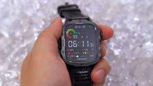 【 3ATM Waterproof 】Aolon Tetra S3 Smartwatch jam tangan pria anti air 1.96 Running Pace 100+ Sports Mode Bluetooth Call 420mAh Long Battery Life Mini Game smartwatch terbaru 2025