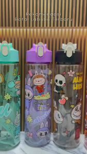 FOREVER - Botol Minum Anak Karakter LABUBU Kapasitas 900ml Free Tali 1045