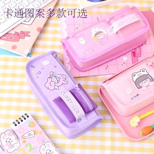 Kotak Pensil Korea Style: Organizer Bag Pensil Premium Kapasitas Besar