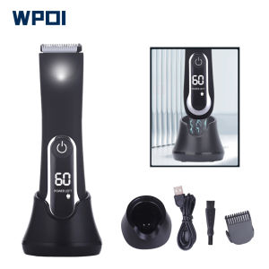 Beard Trimmer Hair Clippers for Men Professional Ceramic Blade Body Hair Clipper Electric Shaver with Light Cordless Professional Hair Trimmer for Barbers with 4 Hrs of Long Battery Timing Ideal for Beard & Body