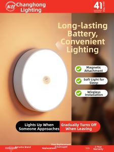 CHANGHONG | Light-Controlled Human-Sensing Energy-saving Night Light