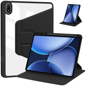 For OPPO Pad 4 Pro 13.2 2025 Case Acrylic Rotating Stand Tablet Funda For OnePlus Pad 3 Pad2 Pro 13.2in With Pencil Holder Cover