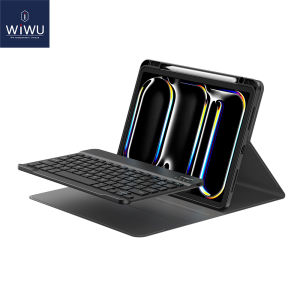 Wiwu 3 trong 1 Vỏ bàn phím + bút chì cho iPad (A16)11th gen/iPad 10th Gen trường hợp Ốp lưng TPU mềm bìa với từ tính có thể tháo rời Bàn phím Bluetooth cho iPad pro13 2024