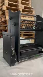 *** The New Black Luxury Stainless Steel Up and Down Storage Kit with Dish Rack/ Pull Down Rack for Kitchen Cabinet