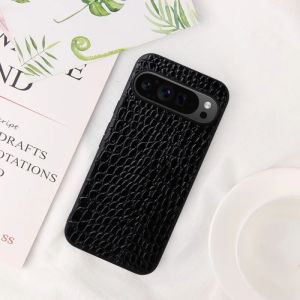 LS | For Google Pixel 10 Pro XL 7 8 6 11 9 Pro XL 7A 8A 9A 6A Leather Case Carbon Fiber Saffiano Leopard Print Phone Cover Shockproof