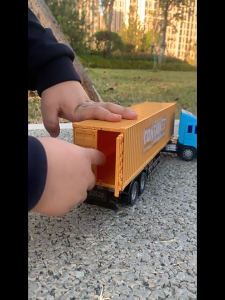 Large Engineering Transport Truck Trailer Simulation Model Toy For Boys Children gift