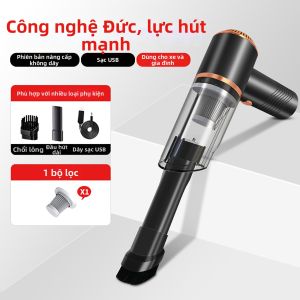 JUMU | Máy Hút Bụi Ô Tô Cầm Tay Không Dây Mạnh Mẽ & Gọn Nhẹ