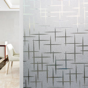 Frosted Anti Peeping Window Privacy Film Rainbow Window Clings 3D Decorative Window Stained Glass Windows Decals Static Cling