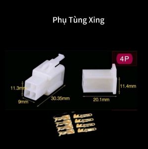 [giá 5 bộ] giắc 2.8mm nối dây điện 2p 3p 4p 6p 9p chống cháy dụng cho xe điện xe máy ôtôjack nối dây điệnphụ kiện phụ tùng