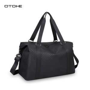 OTOHE กระเป๋าเดินทางแฟชั่นยูนิเซ็กส์สปอร์ตกระเป๋ากระเป๋าเดินทางแฟชั่นกระเป๋าเดินทางกันน้ำกระเป๋าถือฟิตเนสกลางแจ้งกระเป๋ายิมแฟชั่นผู้ชายผู้หญิงแบบพกพากระเป๋าโยคะโยคะ