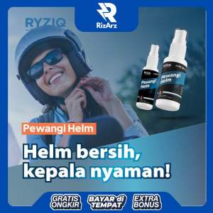 Ryziq Pewangi Helm | Parfum Helm Anti Bau Apek | Wangi Tahan Lama | Segar Seharian | Praktis Dibawa | Aman Untuk Busa Helm | Pewangi Helm Motor | Parfum Helm Terbaik | Helm Bebas Bau | Helm Lebih Bersih | Parfum Helm Ryziq Original | Solusi Helm Wangi