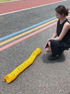 Adjustable Hose Spray Water Gun Telescopic Spring Hose Multifunctional Car Wash Spray Gun Garden Nozzle Watering Spayer