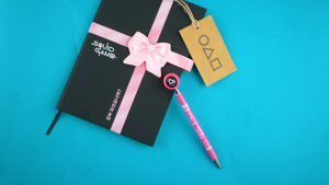 [Cinereplicas x Netflix] Squid Game Guards Black Ink Pen Writing Material Stationery Ready Stock