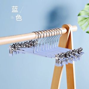 Multi-Functional Goose Type Pants Hanger No Trace Anti-Slip Home Use Clothes Hanger Special for Hanging Pants JK Skirt Clip Storage Rack