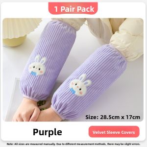 SVORIAHI | Ladies Long Sleeve Arm Covers For Office Work Anti-Dirt Down Jacket Sleeve Protection For Autumn And Winter Cleaning Household