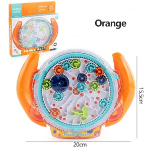 3D Puzzle Maze Magic Games Transparent Puzzle Speed Cube Rolling Ball Magic UFO Maze Toys For Children Stress Reliever Toys