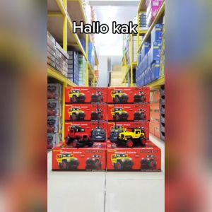 RC Jeep Off Road 1:18 Mainan Anak Laki Laki Mobil Mobilan Remot Kontrol Mainan Anak Cowok 3-4-5-6 Tahun Kado Ultah Anak Cowok Laki Laki