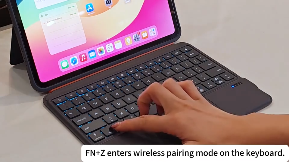 Bluetooth Keyboard Case for IPad Pro 12.9 Pro 11 2018-22 Air 4 5 10th 11th A16 10.9 Detachable Cover W/ Touc