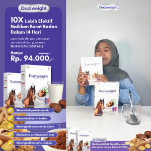 Duzi Weight Susu Kuda Bubuk Memperbaiki Nafsu Makan Penambah Berat Badan
