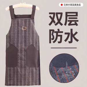 Pure Cotton Apron 2025 New Quality Kitchen Cooking Waterproof Oil Resistant Womens Special Hand Wiping Home Use Apron