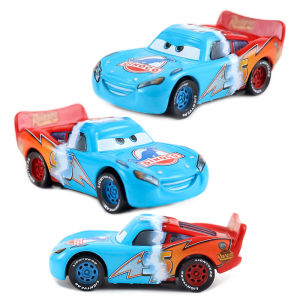 Cars 3 Disney Pixar Cars Cartoon Two-color Racing Metal Diecast Toy Car 1:55 Lightning McQueen Birthday Present Boy Kids Toys
