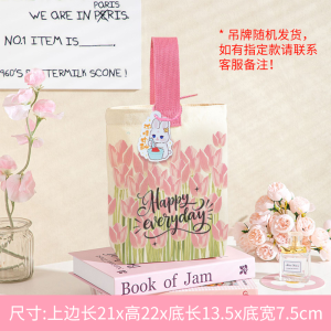 Creative Gift Bag Tea Milk Tea Bag Practical Handheld Bag for Kindergarten Primary School Gifts Packaging Box