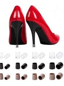 ซิลิโคนป้องกันการลื่นล้ม รองเท้าส้นสูง หัวเข็มขัดรองเท้าแบบอเนกประสงค์ เปลี่ยนซ้ำได้ ป้องกันเสียงรบกวน สวมใส่สบาย