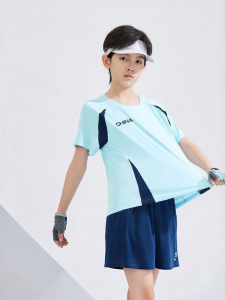 XTEP | Summer New Childrens Football Sportswear Short Sleeve Shorts Two-Piece Set