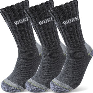 3 คู่ถุงเท้าฤดูหนาว Thicken สําหรับชายความร้อนนุ่มทํางานกลางลูกวัวถุงเท้าอุ่นสบายถุงเท้ากีฬา