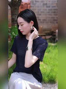 Pleated Silk Blouse