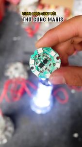 [MACH-LED] Mạch LED 7 Màu Thay Thế Cho Đèn Thờ Pha Lê Đèn Thờ Các Loại Sử Dụng Điện 220v Đường Kính 3.5cm