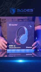 Sades Partner Multiplatform compatibility wireless gaming headset-bluetooth USB 3.5mm jack