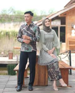 Kebaya Luna Batik Couple Modern untuk Wisuda, Lamaran & Baju Kondangan ZALFA